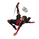 Удар ножницами